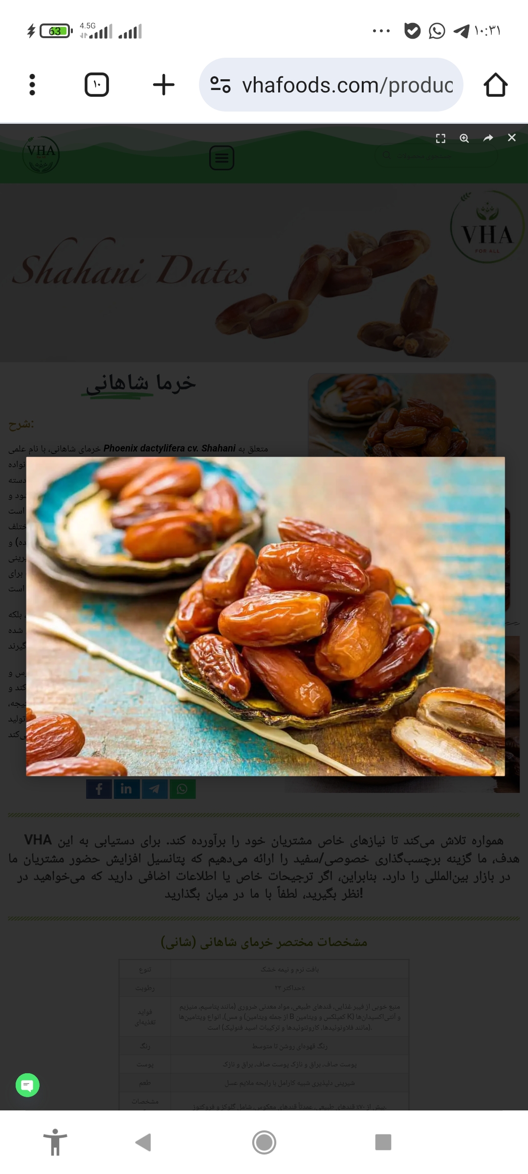 تصویر 1 از خرید خرمای خاصویی