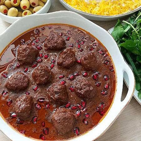 تصویر 1 از کنسرو خورشت فسنجان با گوشت
