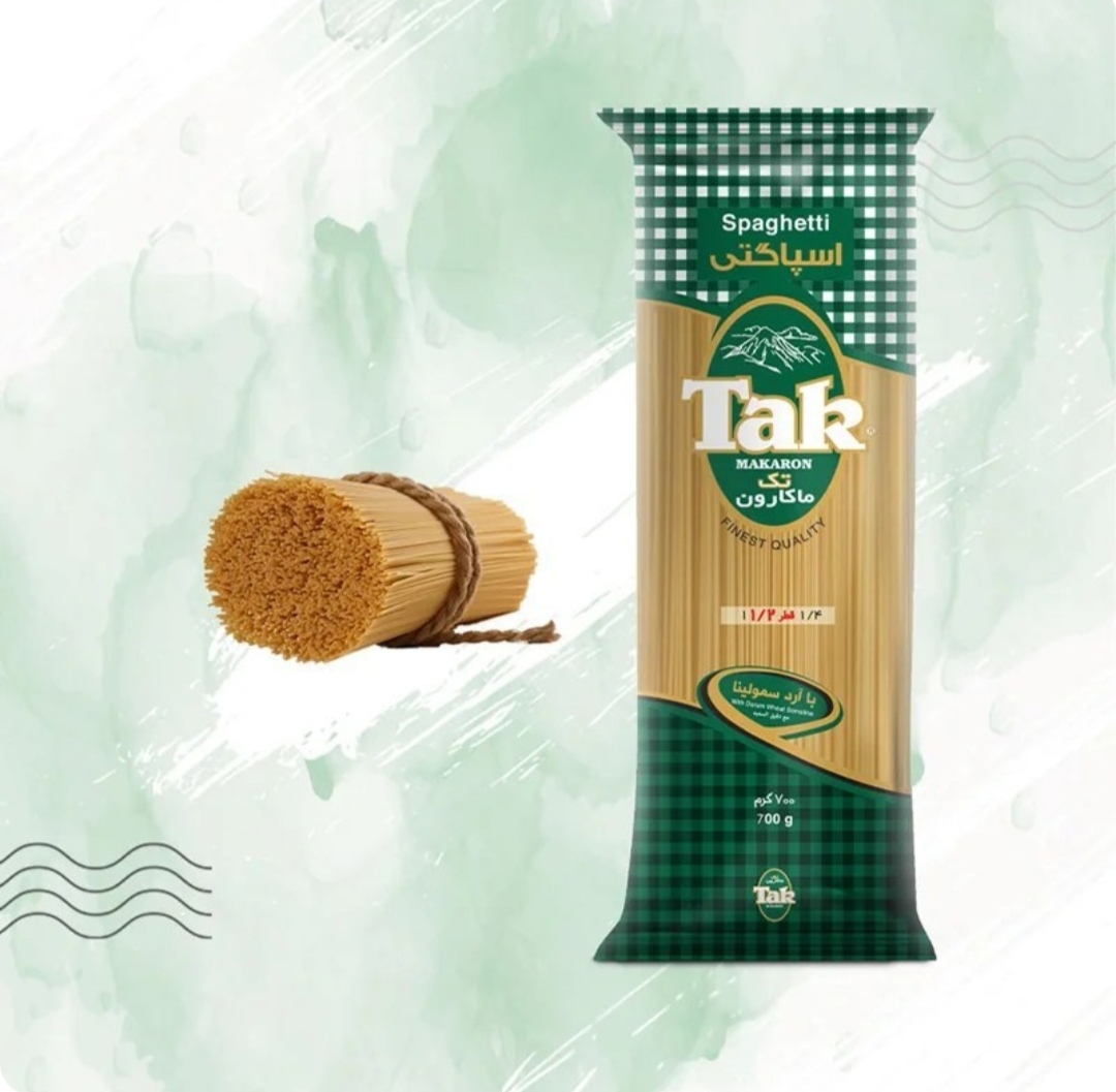 تصویر 2 از قیمت ماکارونی اسپاگتی تک 700 گرمی + انتخاب عالی
