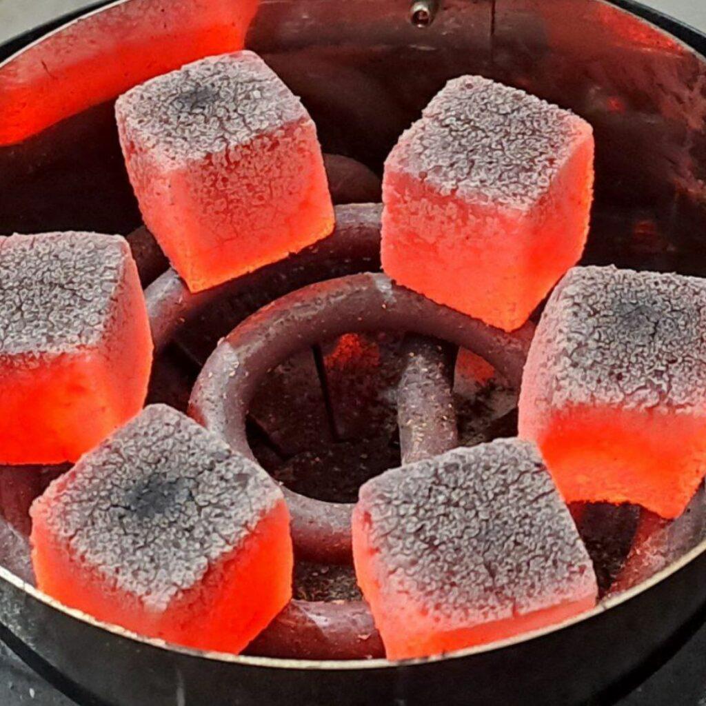زغال قلیان حبه ای (مکعبی) کربن پوست پسته + خرید عمده