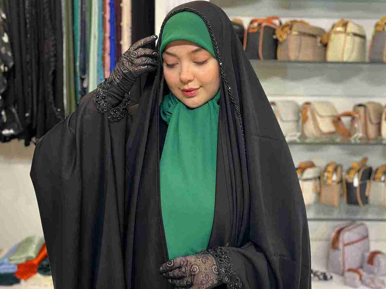 خرید و قیمت روسری روسری کشدار حجابی + فروش عمده