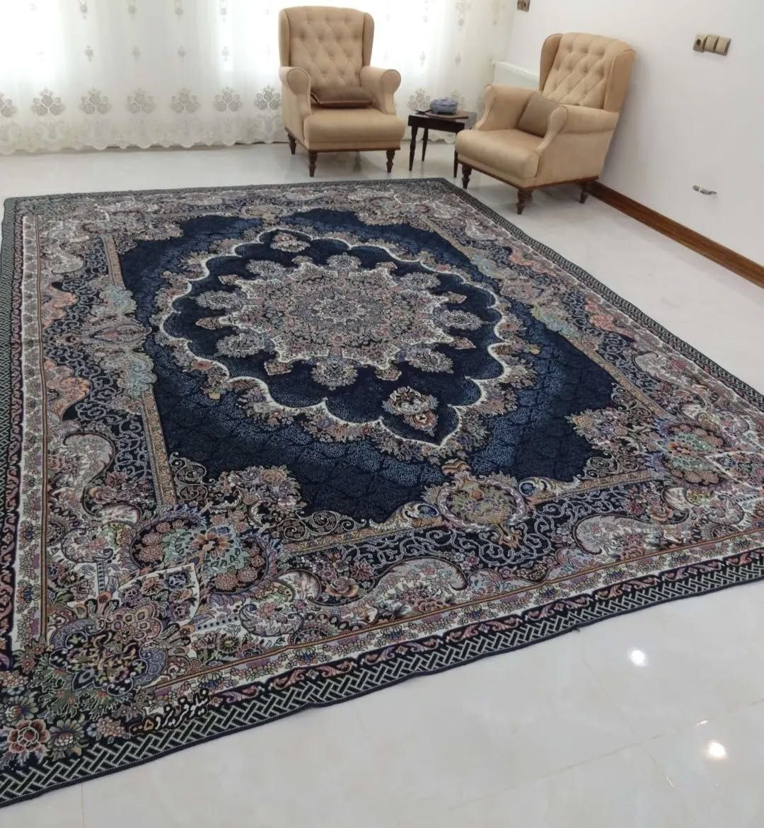 تصویر 2 از قیمت عمده روفرشی مخمل زرکدار برند امید