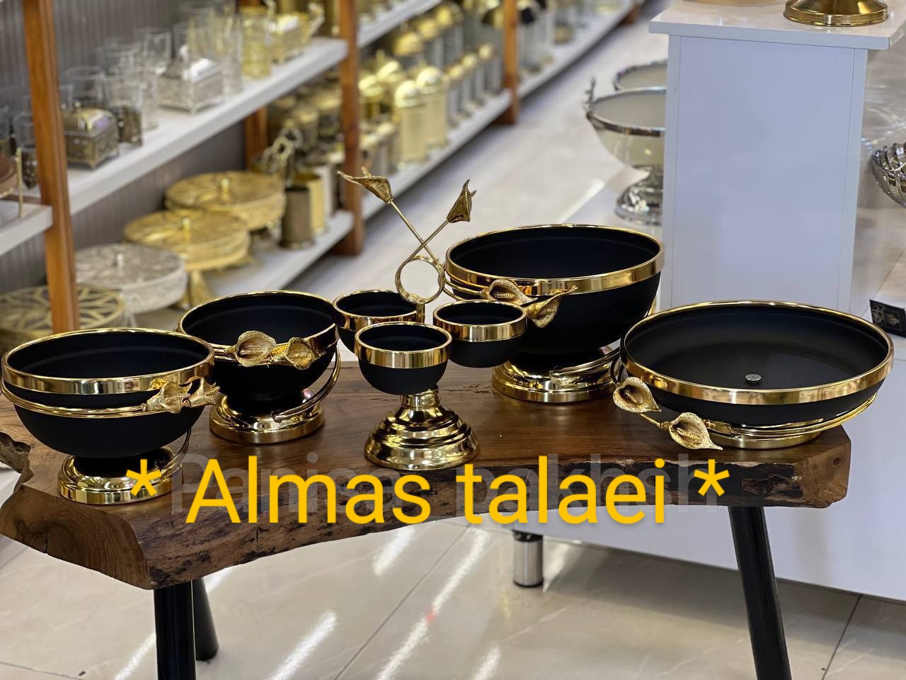 تصویر 1 از فروش سرویس پذیرایی ۵ تکه زنبق گل بزرگ + قیمت