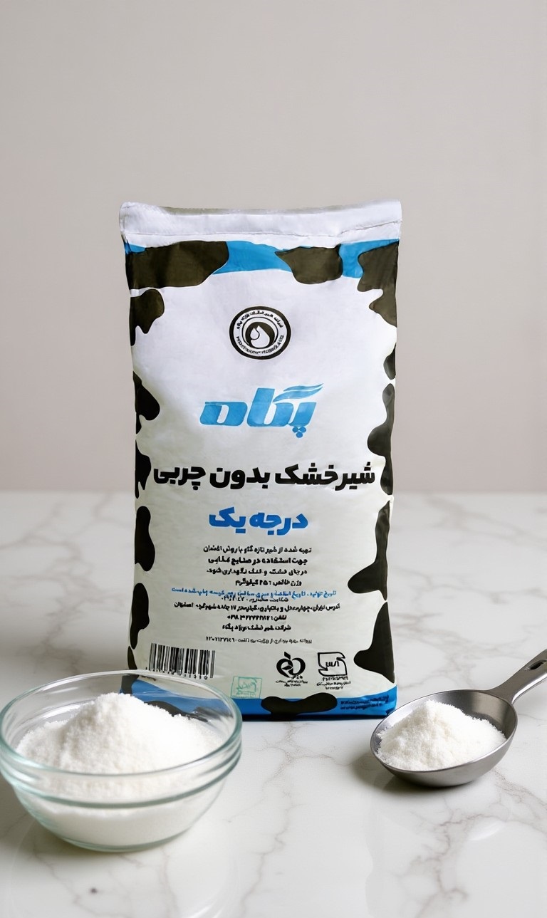 شیر خشک پگاه اسکیم گرانوله مناسب صادرات خاورمیانه