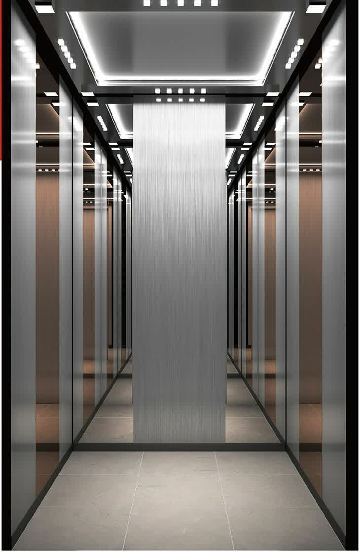 تصویر 2 از قیمت استثنایی کابین آسانسور استیل با طراحی زیبا