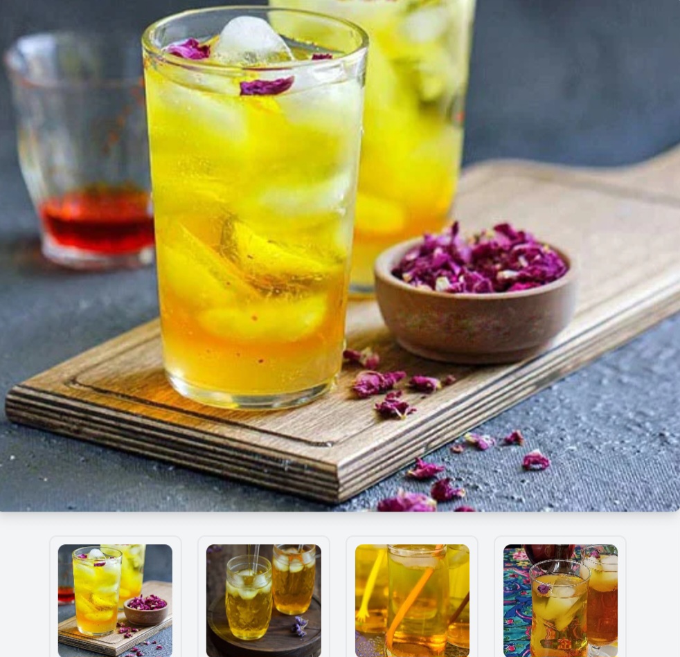 شربت گلاب زعفران + خرید عمده