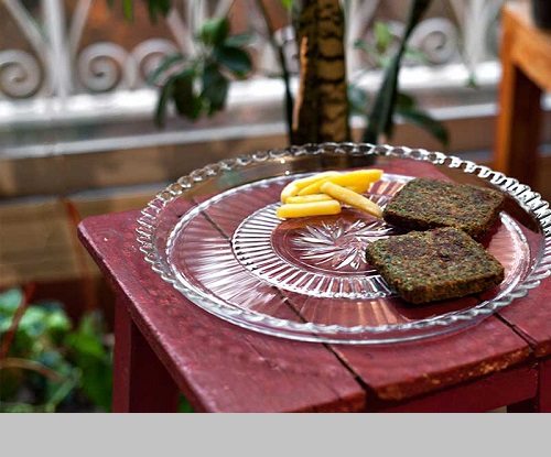 خرید عمده و قیمت سینی گرد شیشه ای مدل تندیس