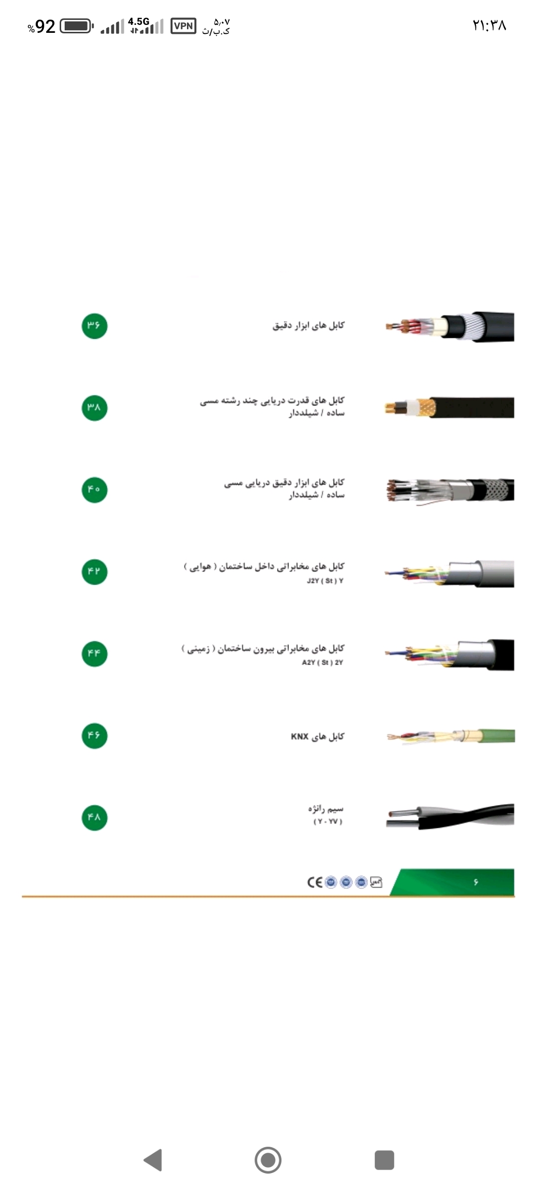تصویر 1 از کابل شیلد دار ۱×۳