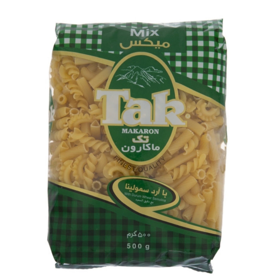 تصویر 3 از قیمت ماکارونی میکس تک ماکارون مقدار 500 گرمی + خرید با صرفه