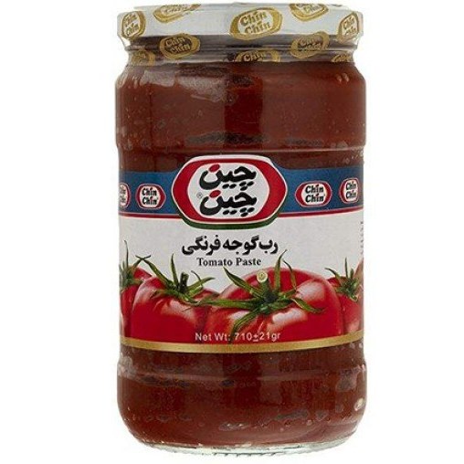 تصویر 2 از فروش و‌ قیمت رب گوجه شیشه ای چین چین + فروش ویژه