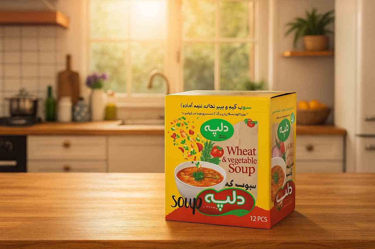 سوپ طبیعی گندم و سبزیجات (نیمه آماده) خرید