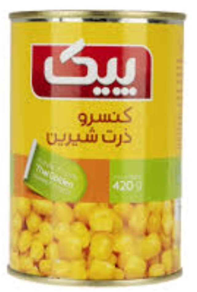 تصویر 1 از قیمت کنسرو ذرت شیرین ۴۰۰ گرمی + فروش عمده