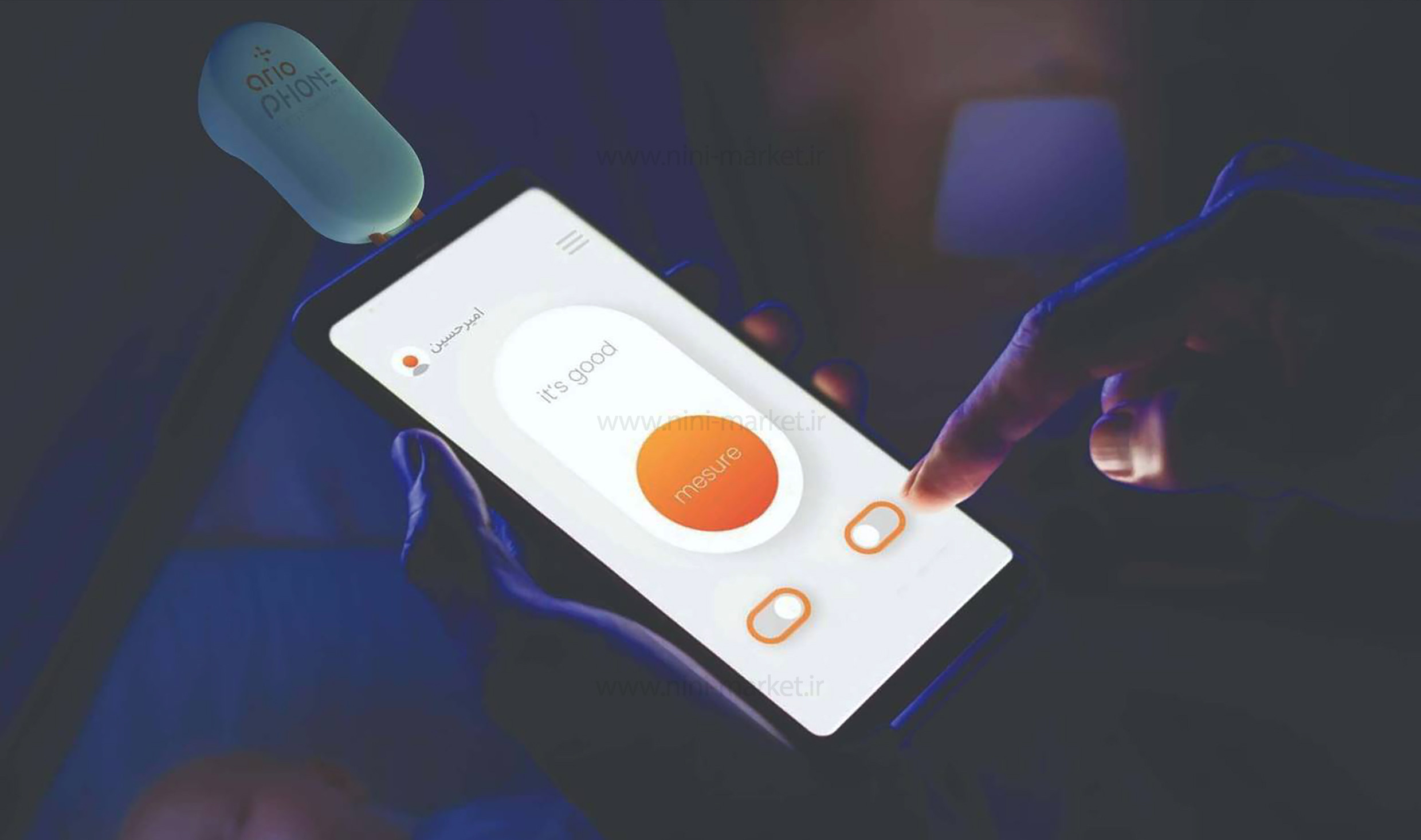 خرید دماسنج غیر تماسی هوشمند قابل اتصال به موبایل با قیمت مناسب