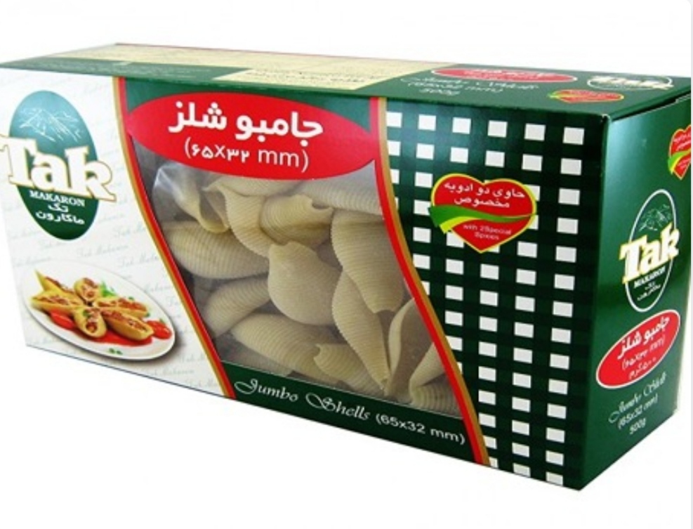 تصویر 3 از قیمت ماکارونی فرمی جامبو شلز تک ماکارون 500 گرمی + خرید باور نکردنی
