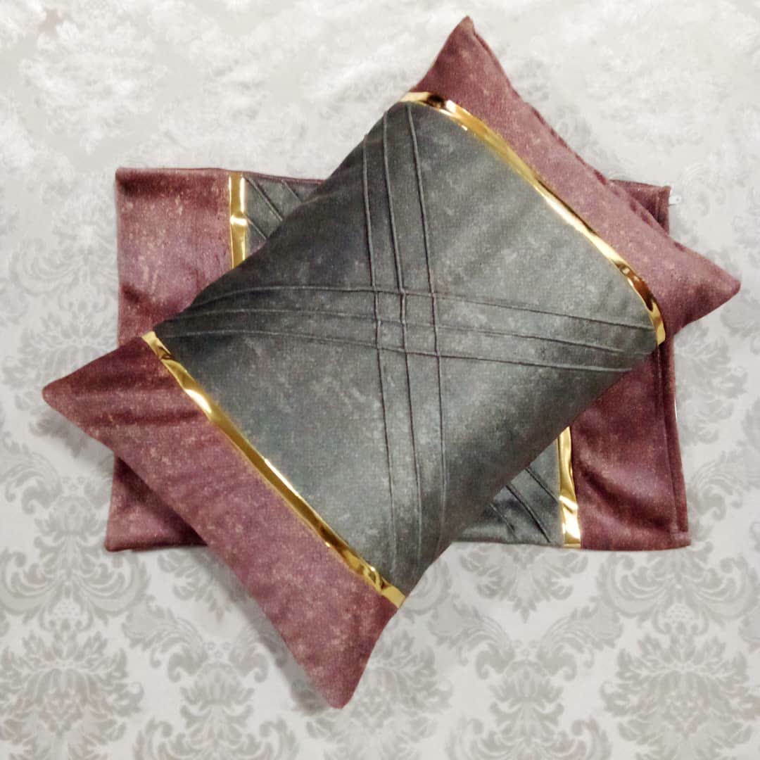 تصویر 3 از قیمت فوق‌ العاده روبالشتی مخمل مبلی نواردار