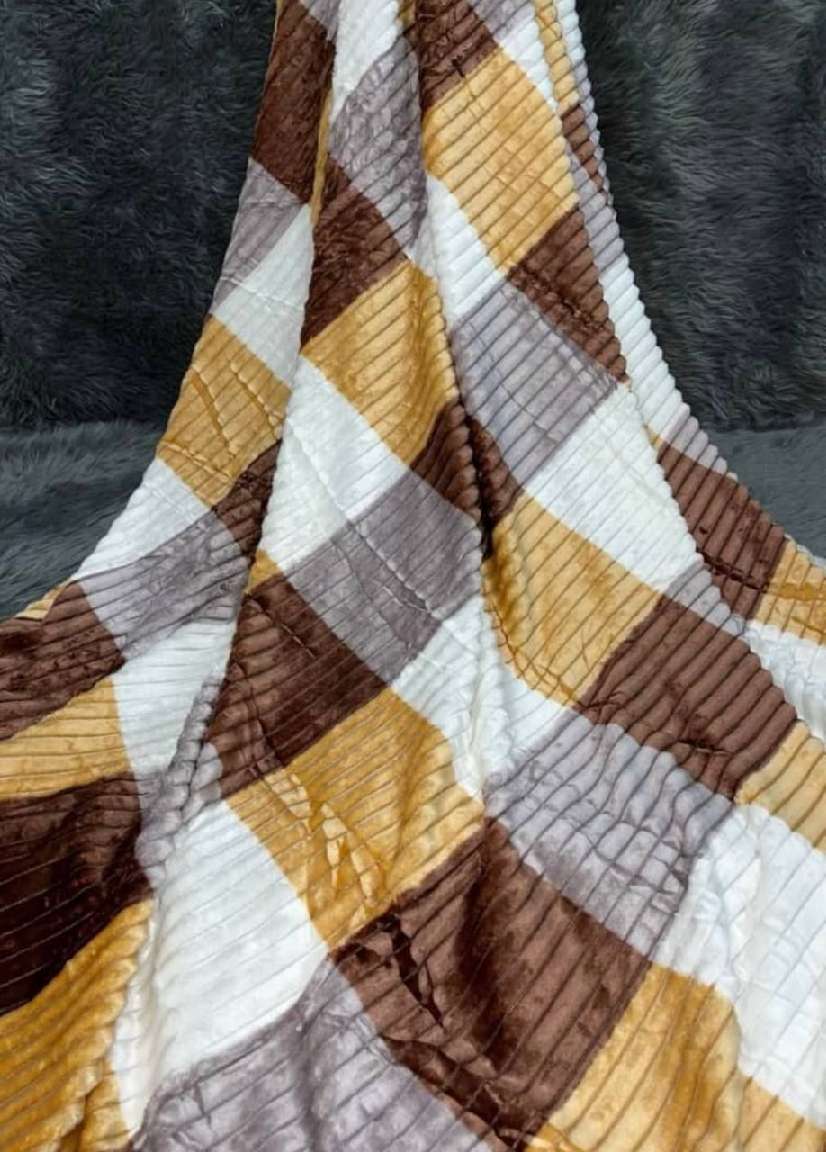 تصویر 1 از قیمت فوق‌ العاده و باکیفیت و به صرفه و عمده پتوی کرکره ای چهار خونه دو نفره