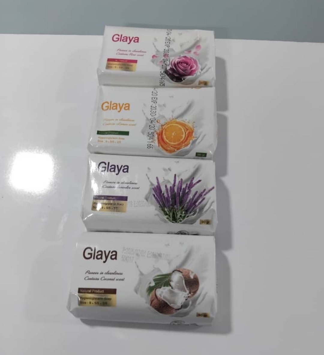 تصویر 1 از فروش استثنایی صابون 90 گرمی گلایا + قیمت عمده
