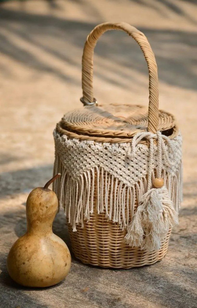 خرید سطل حصیری کوچک و بزرگ