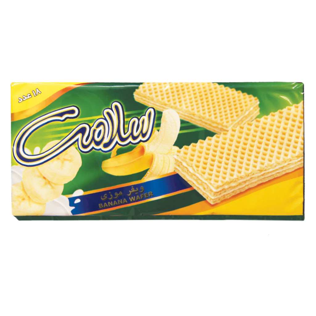 قیمت ویفر کرمدار موزی ۷۰ گرمی ۱۴۰۴
