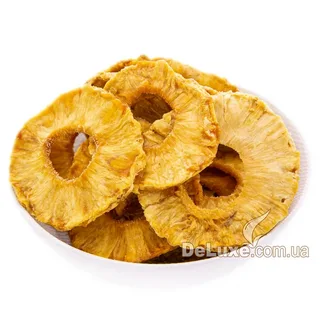 تصویر 1 از آناناس خشک شده بدون ضایعات، طعم طبیعی، اسلایس کامل و اقتصادی