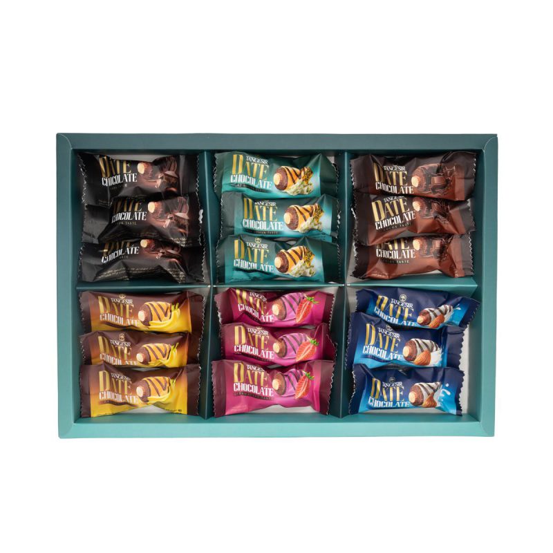 قیمت عمده خرما شکلاتی مغزدار  تنگسیر + تخفیف ویژه