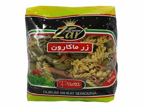 فروش عمده ماکارونی سبزیجات زر