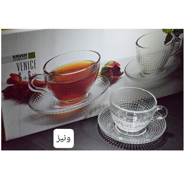 تصویر 1 از خرید عمده و قیمت ست چای خوری مدل ونیز