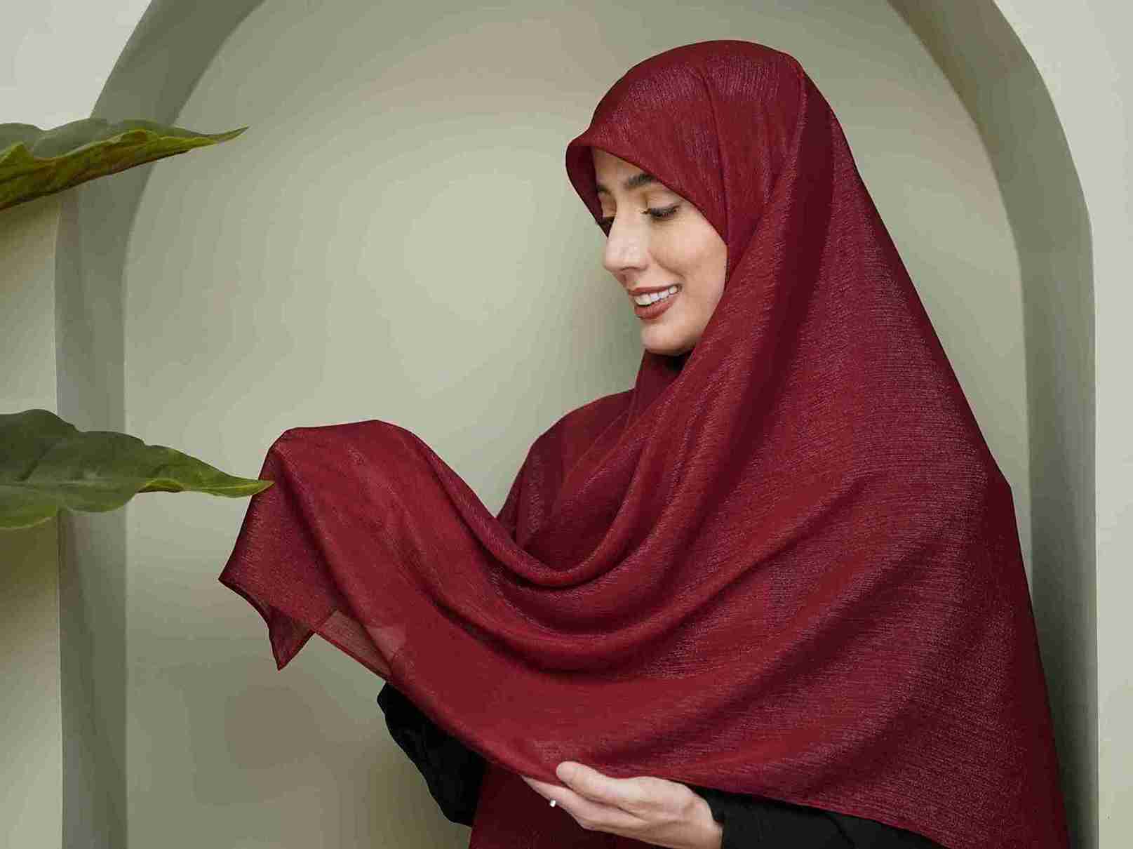 تصویر 4 از خرید عمده روسری حریر کریشه + بهترین کیفیت