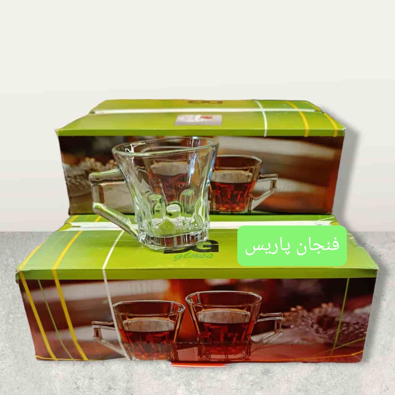 خرید عمده و قیمت فنجان بلور مدل پاریس