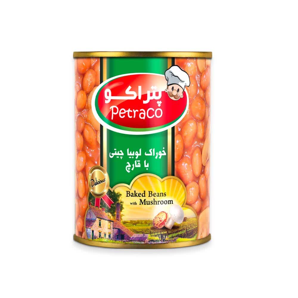 کنسرو لوبیا و قارچ ۴۰۰ گرمی + فروش ویژه