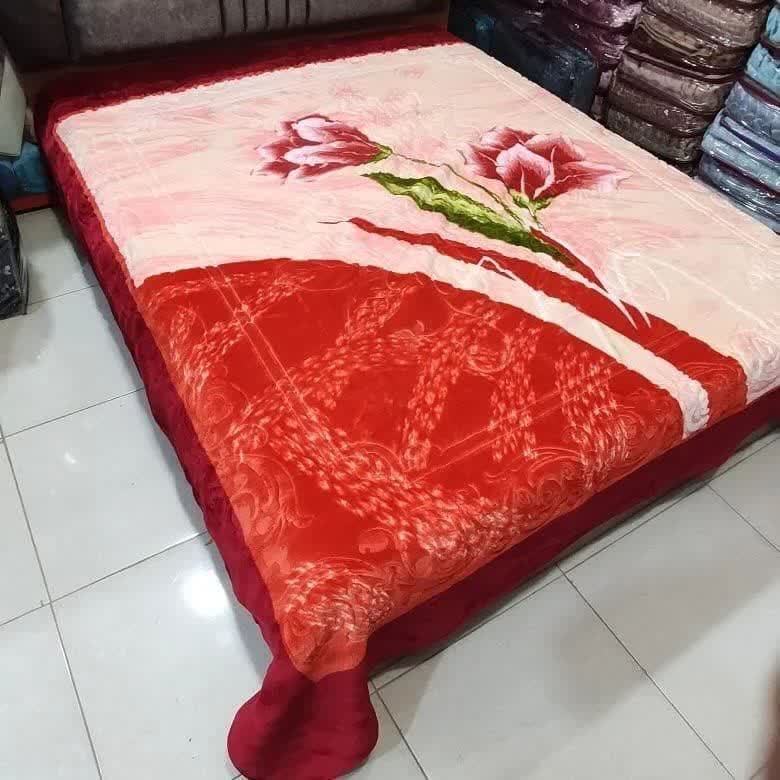 تصویر 2 از قیمت خرید پتو عمده گلبافت یک نفره گلدار