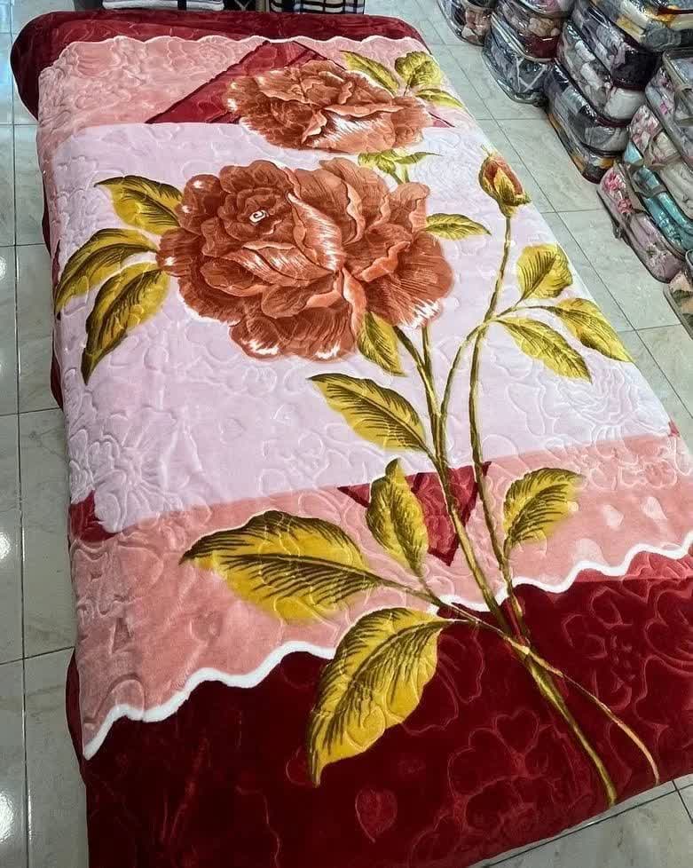 تصویر 3 از قیمت خرید پتو عمده گلبافت یک نفره گلدار