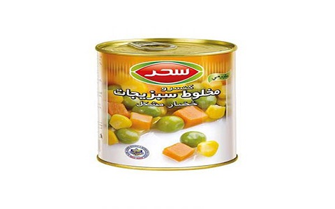 تصویر 1 از کنسرو مخلوط سبزیجات + قیمت عمده