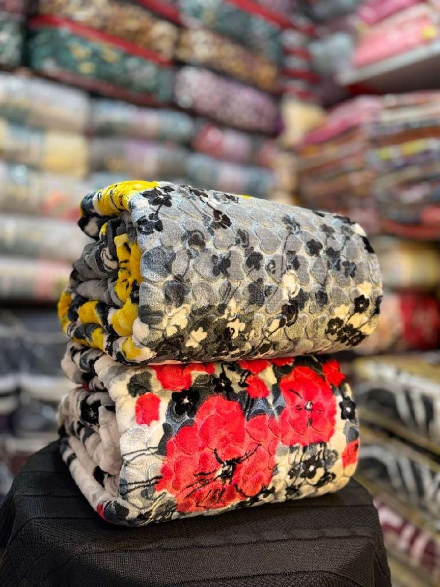 تصویر 2 از فروش فوق العاده و صادراتی و باکیفیت عالی پتوی ایزابلا عروس یک نفره + عمده