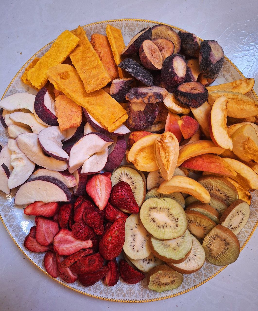 خرید اینترنتی میوه خشک پفکی + انجمادی