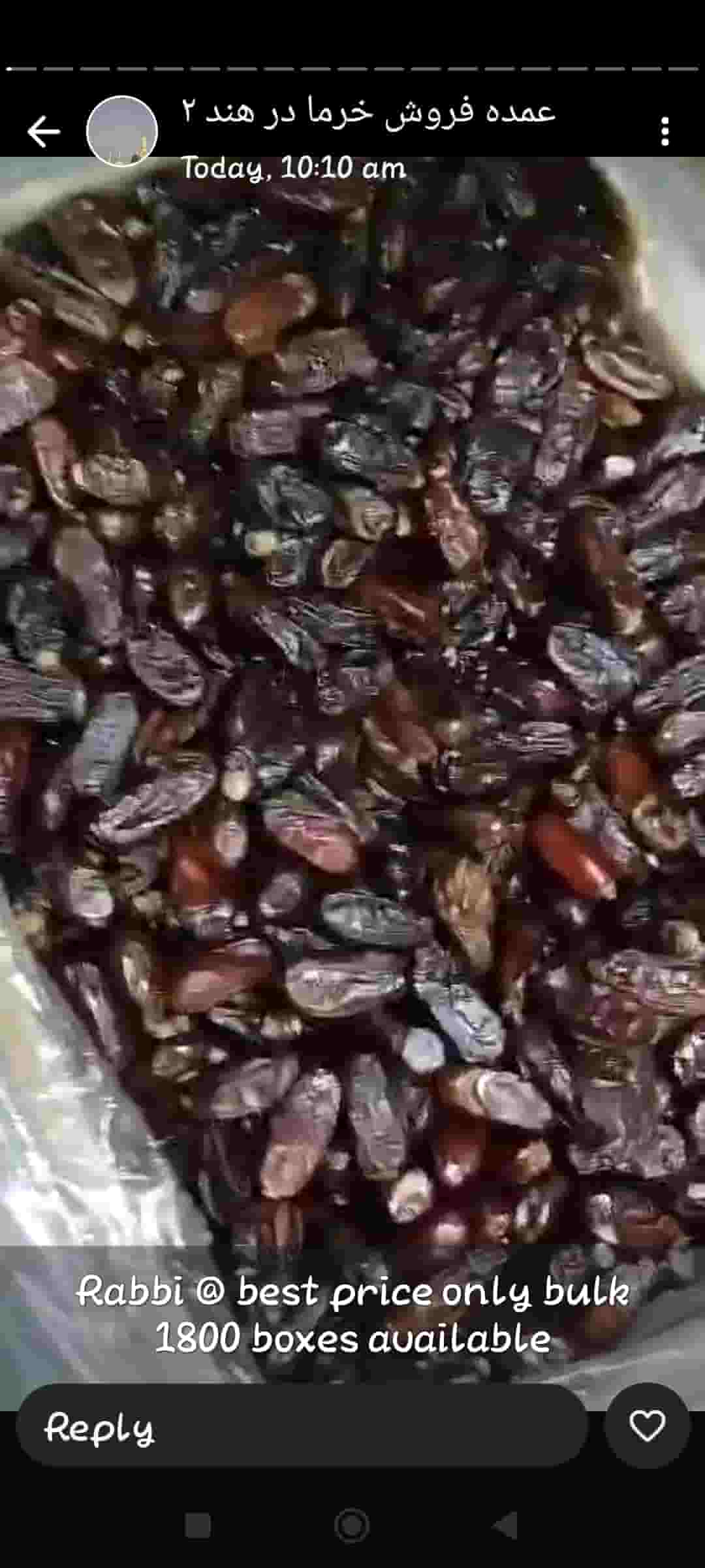 تصویر 2 از خارک خرما خنیزی درجه یک + خرید و فروش عمده