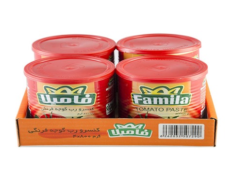 تصویر 1 از رب گوجه فامیلا 800 گرمی + قیمت ارزان