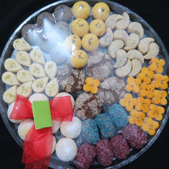 خرید ویژه نایلون کف جعبه شیرینی + طراحی اختصاصی سه رنگ