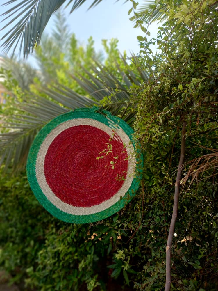 تصویر 4 از فروش سفره حصیری گرد ۱۰۰ سانتی متری