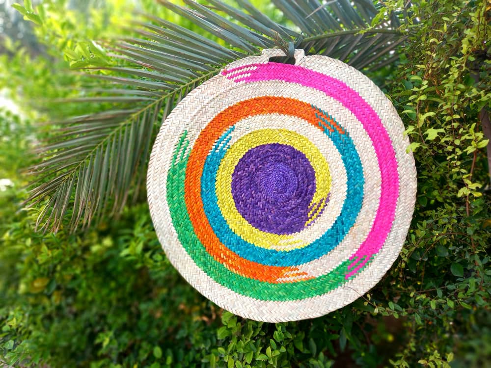 تصویر 5 از فروش سفره حصیری گرد ۱۰۰ سانتی متری