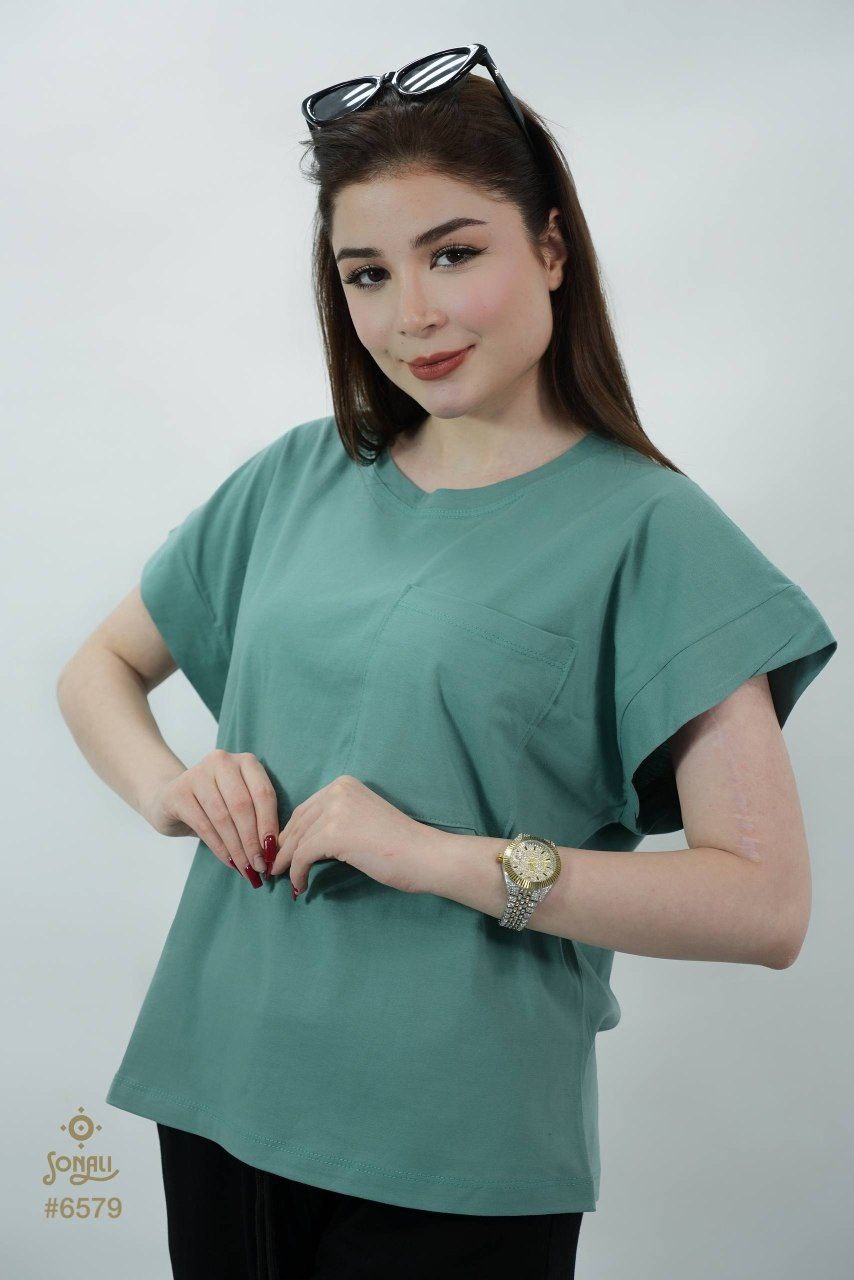 تصویر 1 از خرید تیشرت زنانه ساده + کیفیت عالی