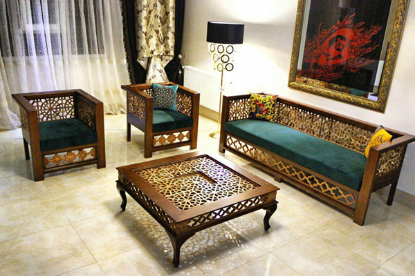 فروش تخت های چوبی گره چینی سنتی