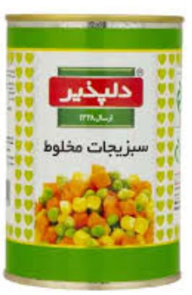 تصویر 2 از قیمت خرید عمده کنسرو سبزیجات مخلوط + فروش ویژه