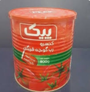 تصویر 1 از رب گوجه‌ فرنگی پیک 800 گرمی + کلید دار 12 عددی