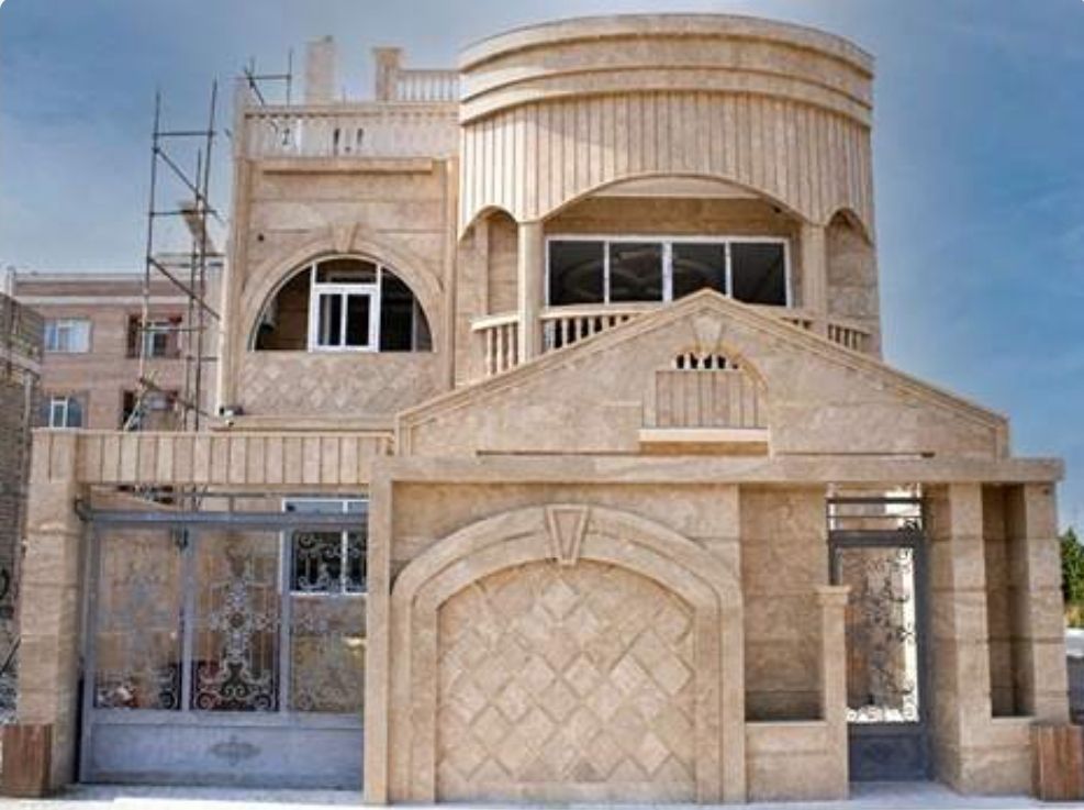 تصویر 1 از خرید سنگ نما تراورتن + قیمت کارخانه