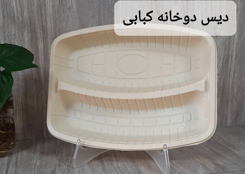 تصویر 3 از دیس یکبار مصرف سه خانه گیاهی قیمت