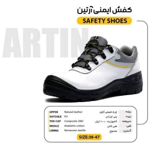 تصویر 1 از کفش ایمنی پاتن مدل رایکا + کیفیت عالی