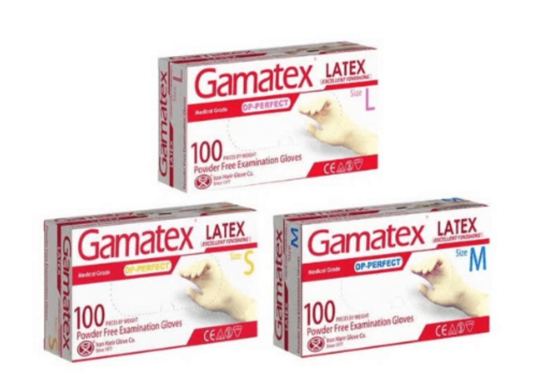 تصویر 1 از خرید ارزان دستکش لاتکس گاماتکس سایز xs + قیمت رقابتی