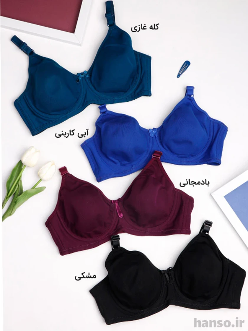 تصویر 2 از سوتین فنر دار نخی نوشه پوش از مرغوبترین پارچه صد حساسیت