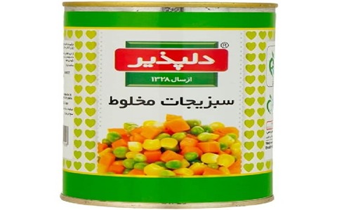کنسرو سبزیجات مخلوط خرید